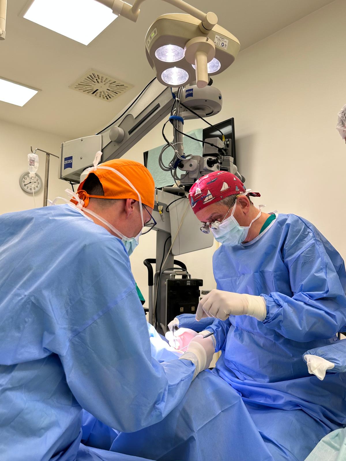 Prve operacije strabizma u našoj klinici 