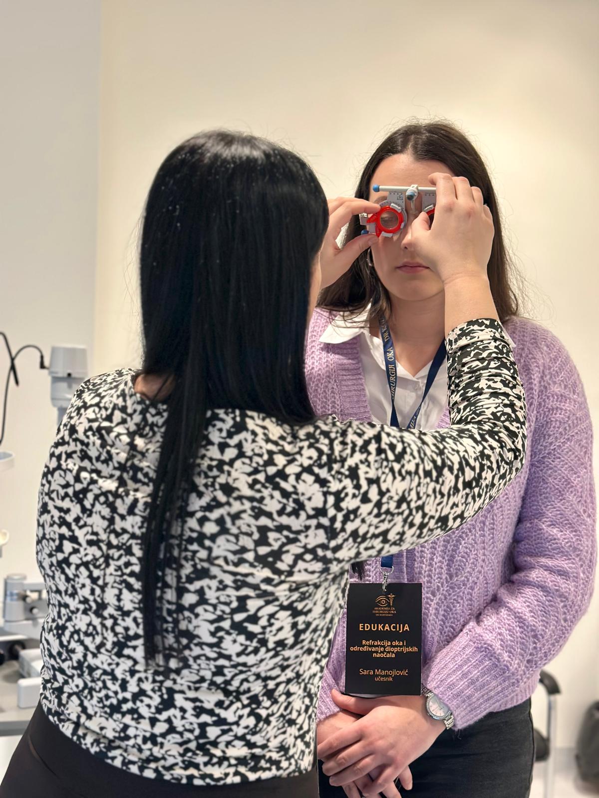 Održana prva edukacija iz refrakcije oka u 2026. godini