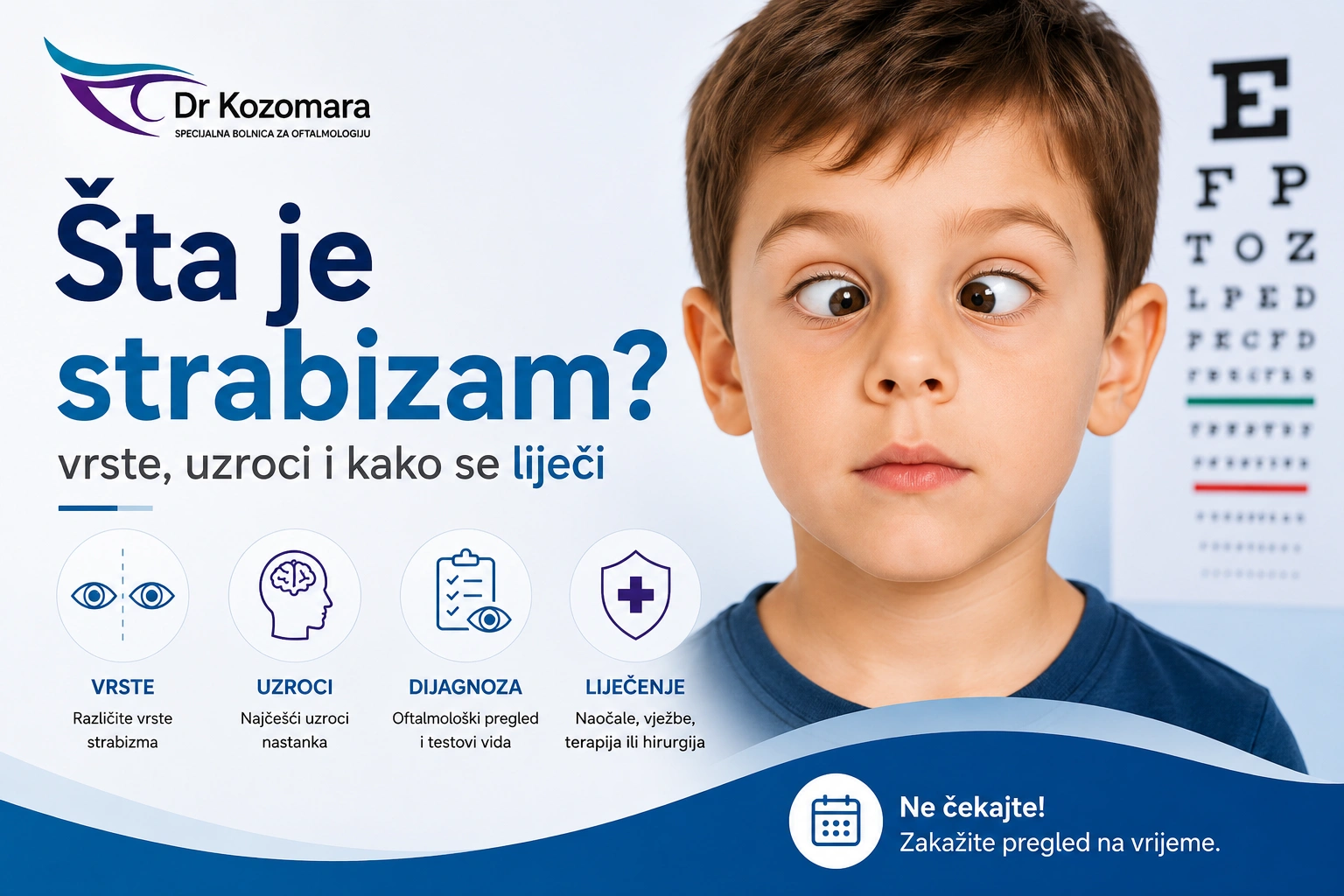 Strabizam (razrokost): vrste i liječenje