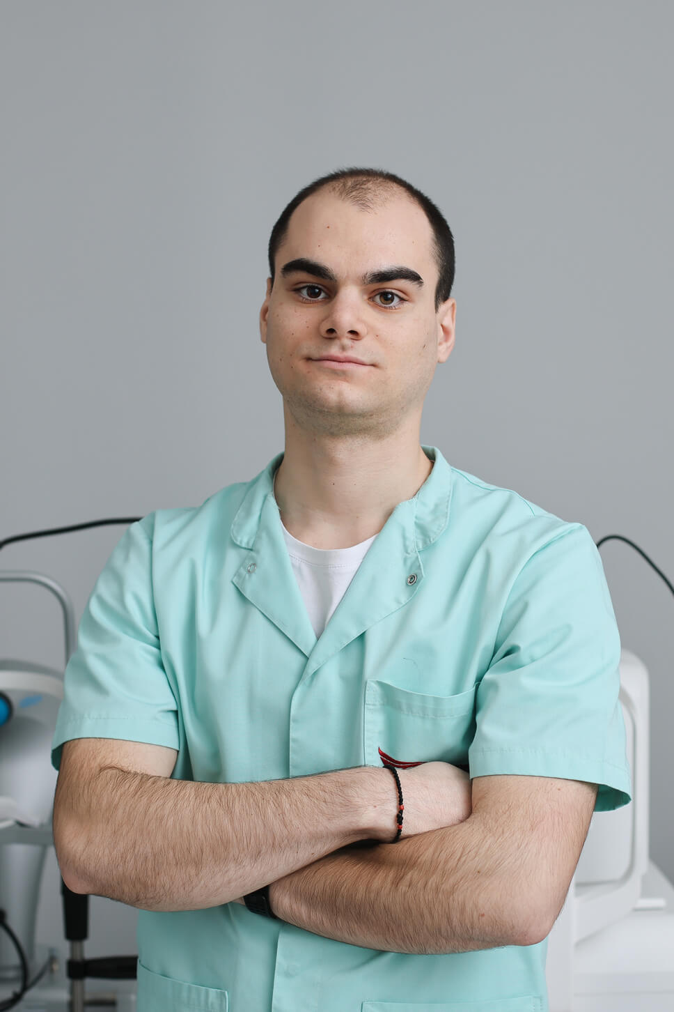 med technician Aleksandar Mijatovic, Dr. Kozomara